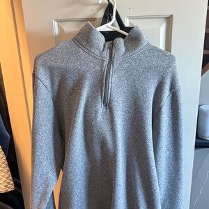 Old Navy Men's Heather Gray Zip-Up Sweater
